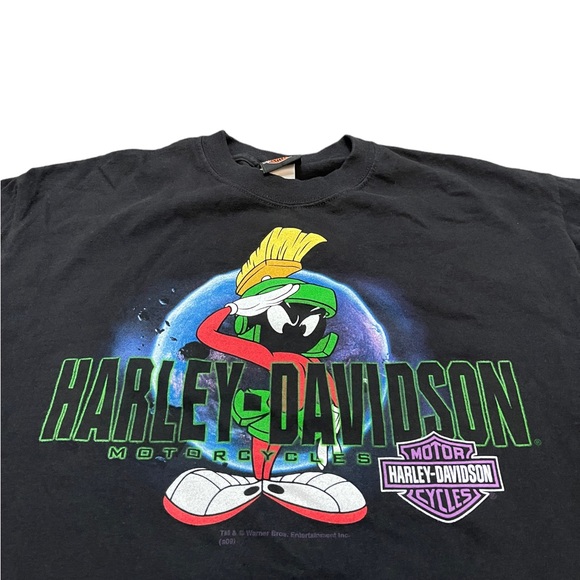Harley-Davidson Other - Harley Davidson Marvin Taz Looney Tunes Biker T-Shirt Size Large Y2K 2008